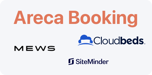 Connects with Areca PMS & Channel Manager