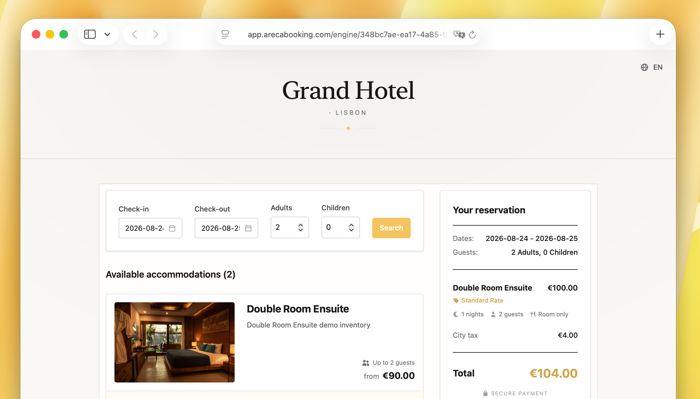 Sell more rooms direct with 0% commission
